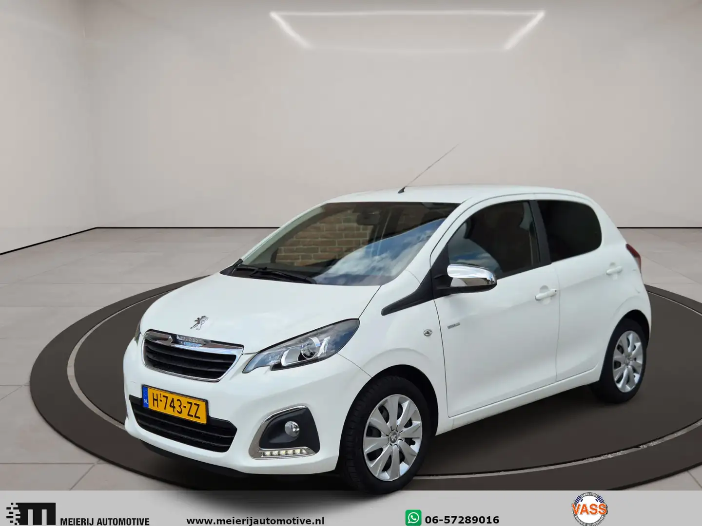 Peugeot 108 1.0 e-VTi Style met Airco / cruisecontrol / blueto Weiß - 1