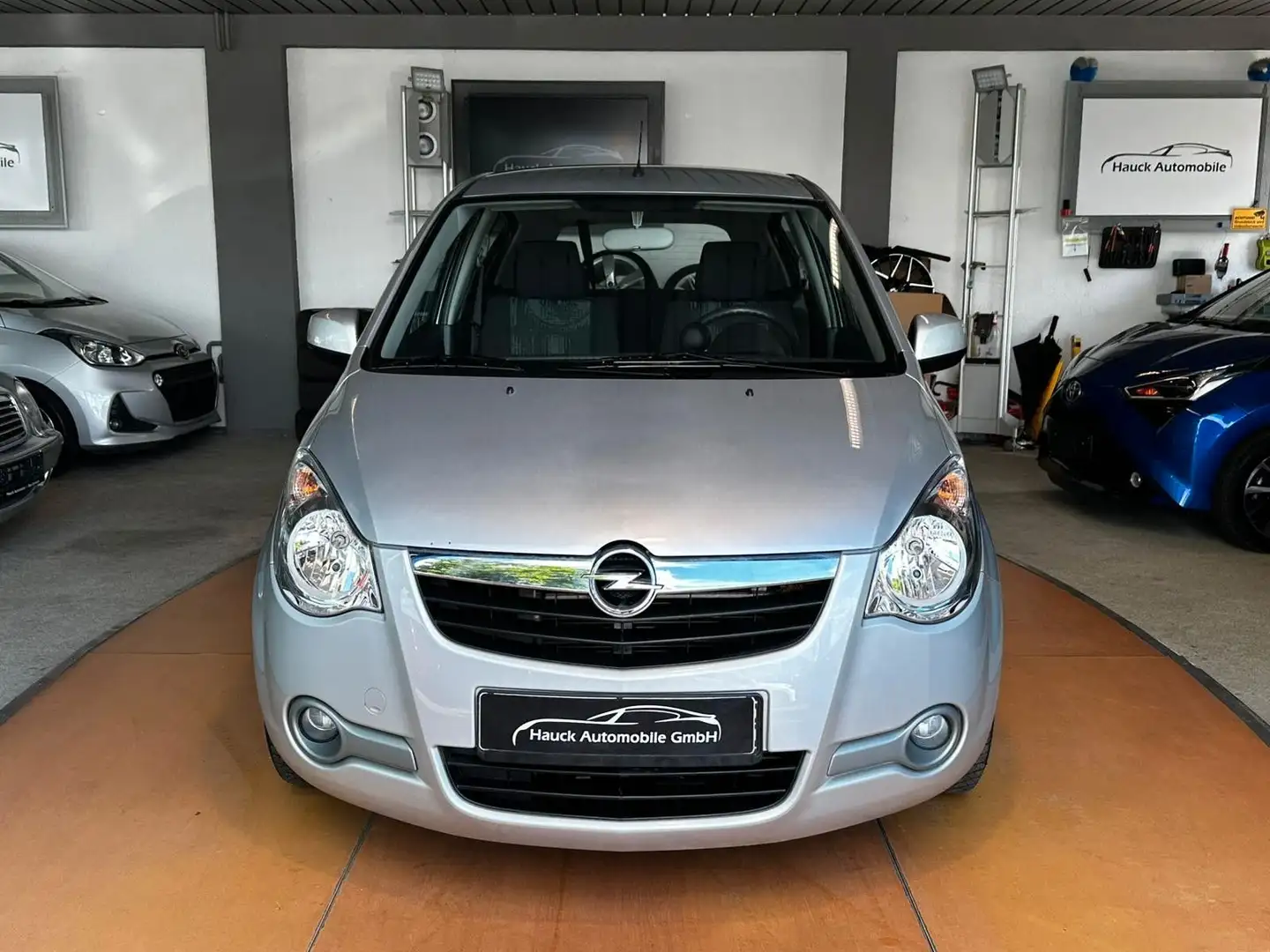 Opel Agila B Edition 63-TKM/AUT./KLIMA/ELF/MFL/8-FACH Grau - 2