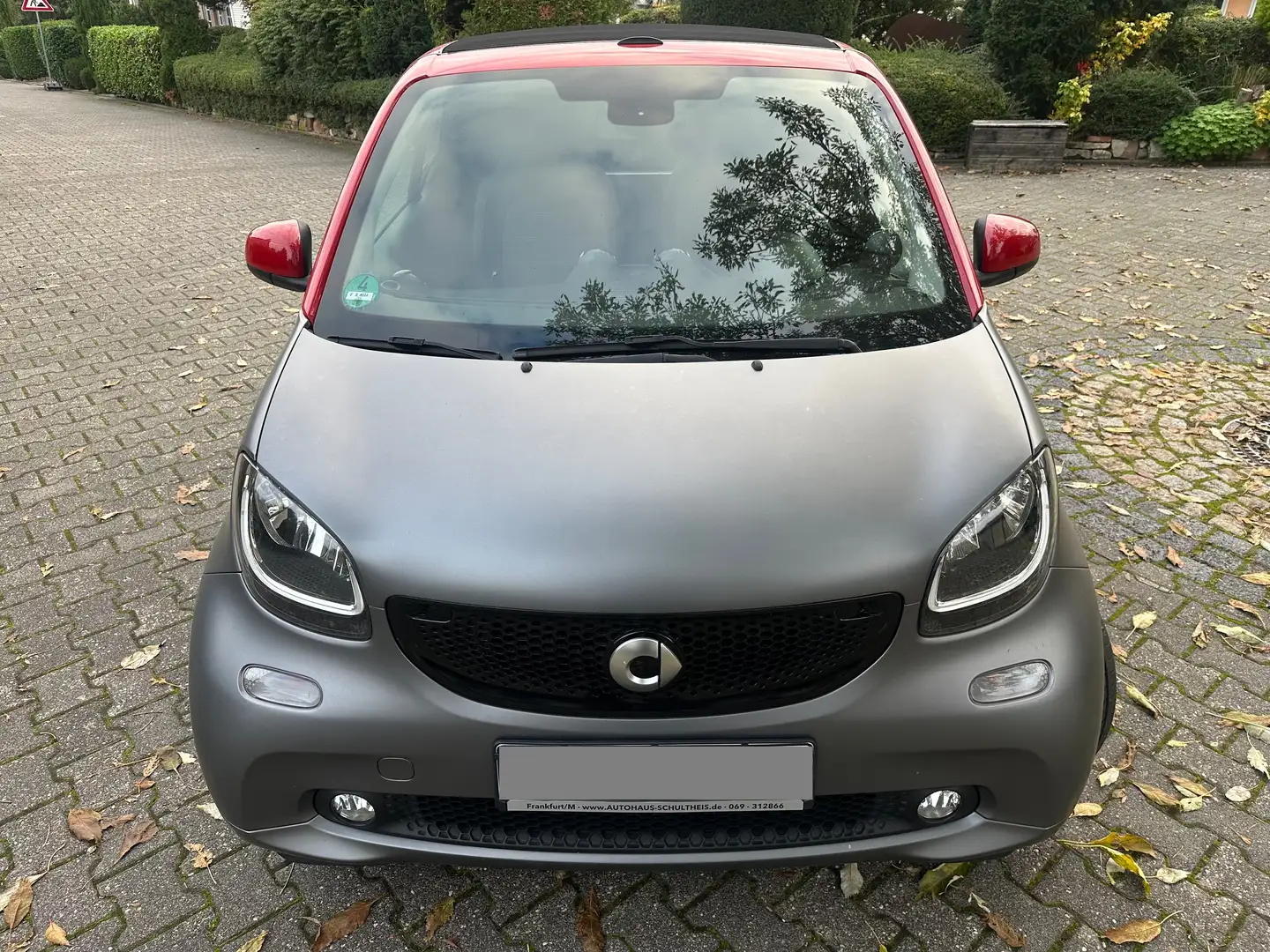 smart forTwo AUTOMATIC CABRIO LEDER 18 ZOLL ALU BRABUS NAVI Rot - 2