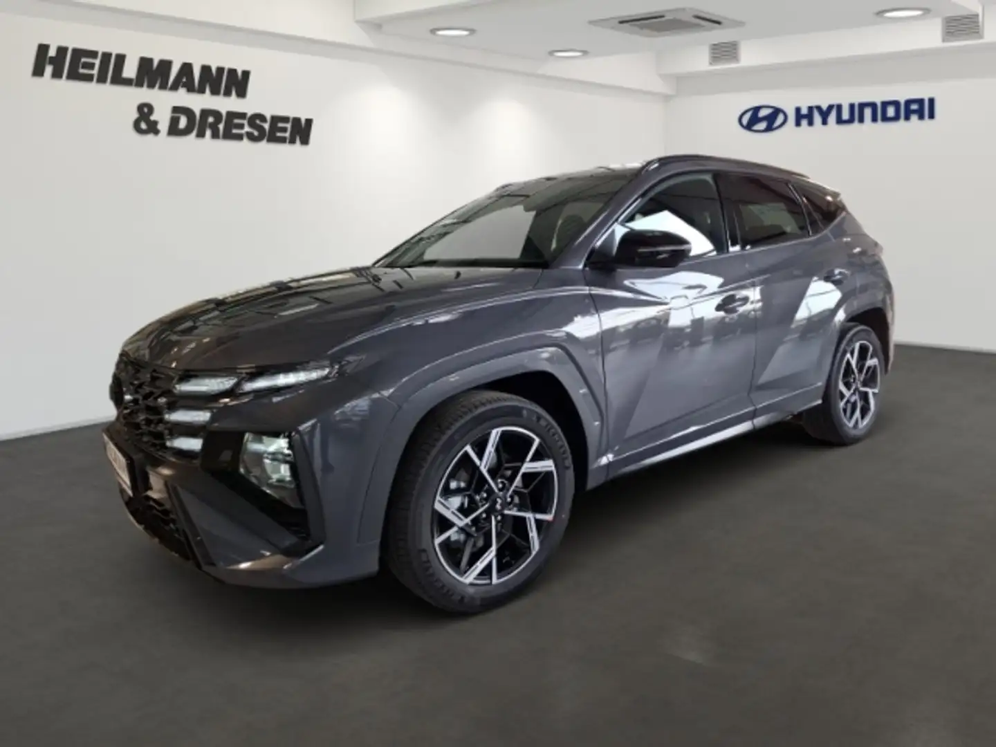 Hyundai TUCSON N-Line 1,6 Automatik/KRELL/Matrix-LED/Lenkrad/Sitz Grijs - 1