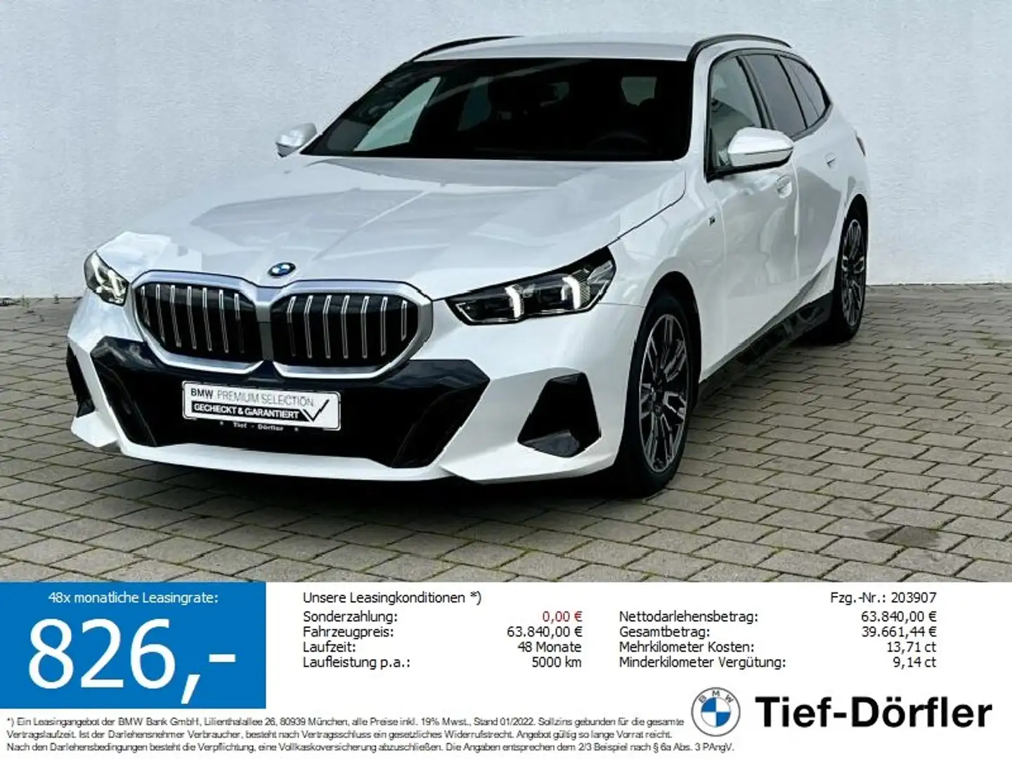 BMW 540 d xDr M Sport AHK/SHZ/4xAC/S-LÜFT/MEMO/PRIVAC Weiß - 1