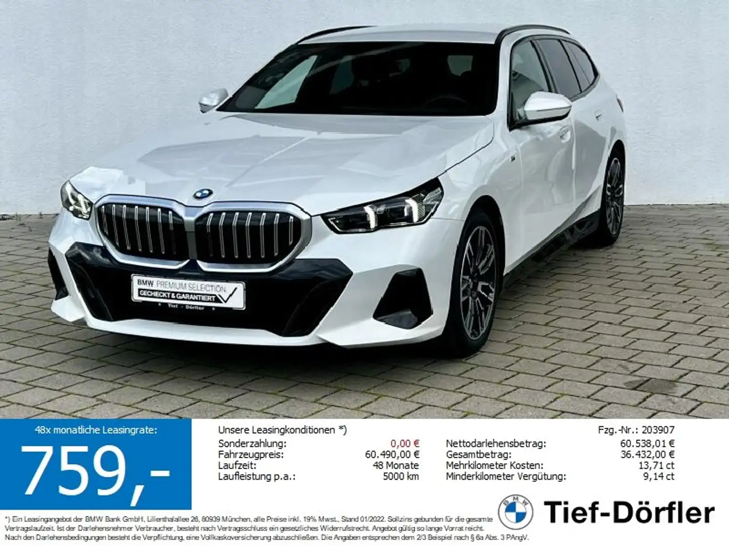 BMW 540 d xDr M Sport AHK/SHZ/4xAC/S-LÜFT/MEMO/PRIVAC Weiß - 1