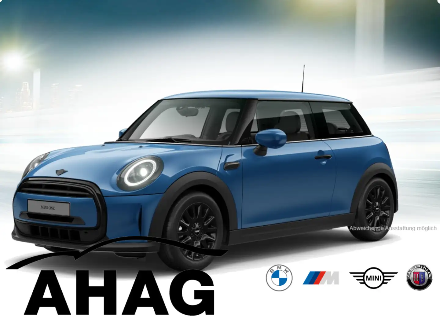 MINI One MINI Yours Trim Klimaaut. Komfortzugang PDC Blau - 1