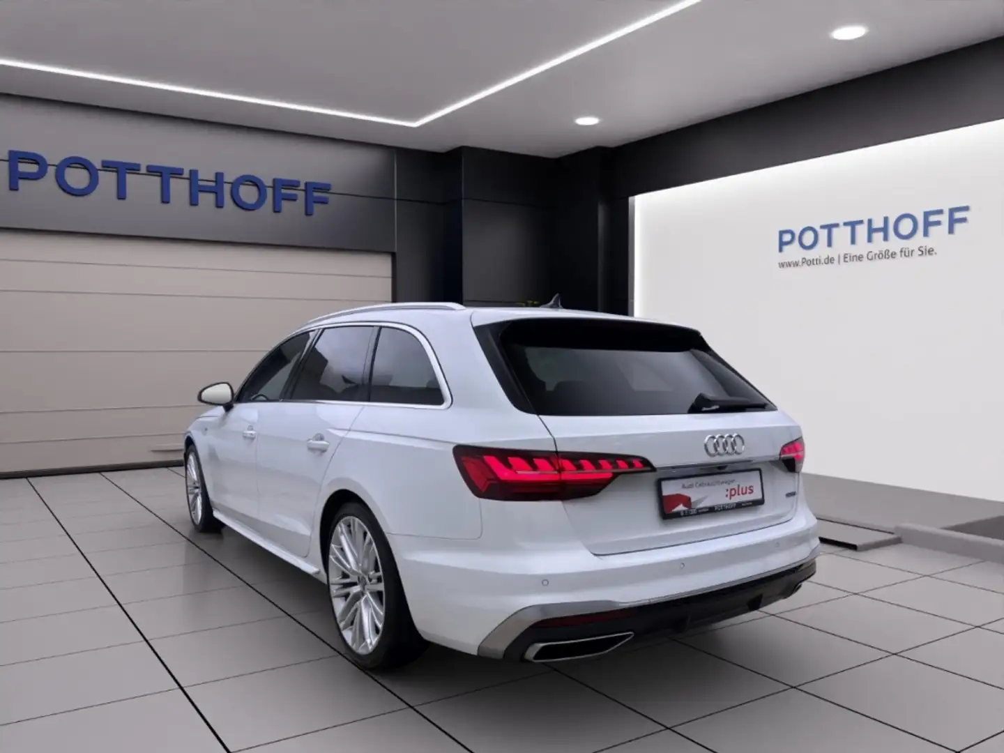 Audi A4 Avant 40 TDI Q S LINE PANO AHK NAVI KAMERA Weiß - 2