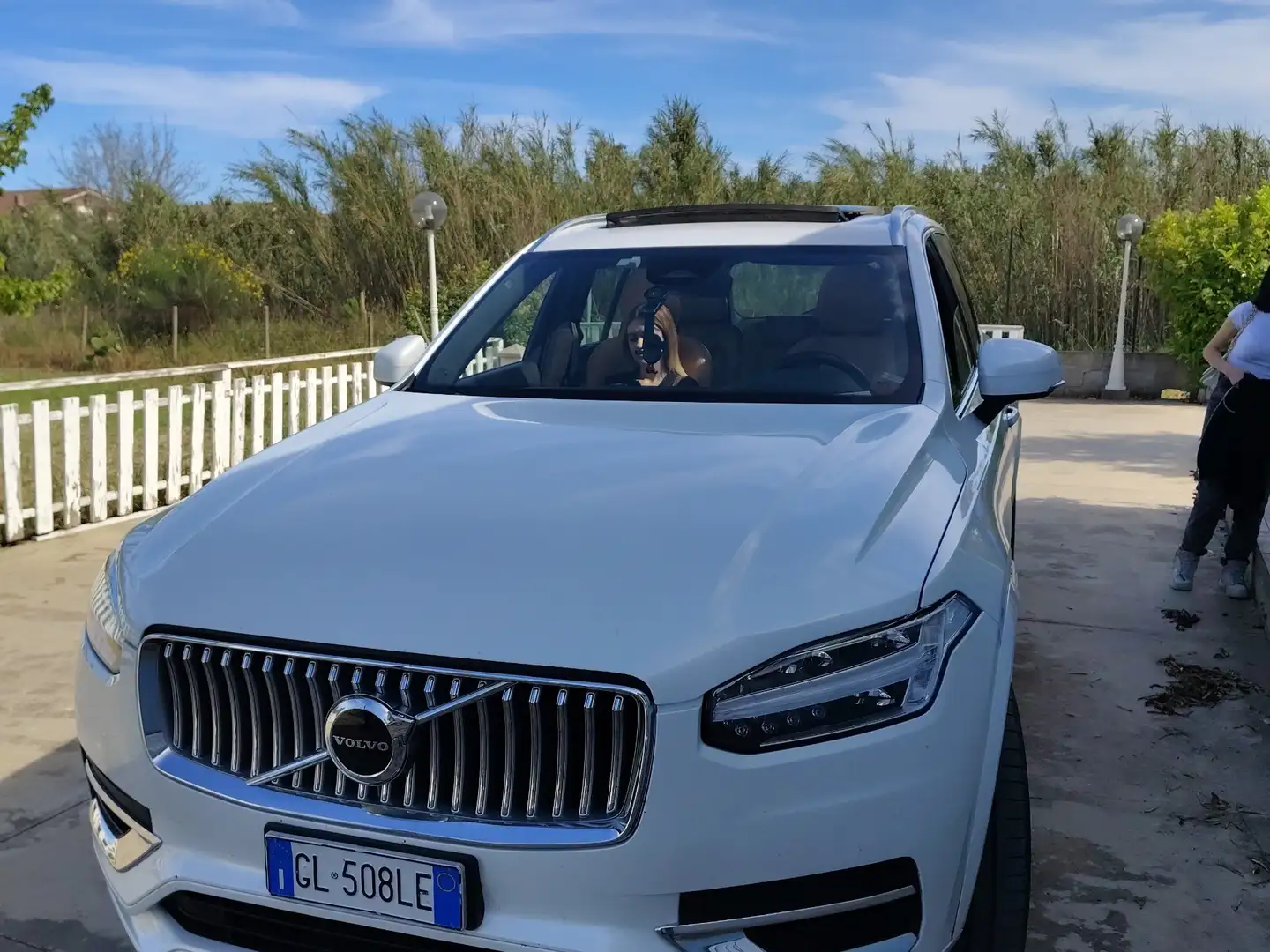 Volvo XC90 Bright 7 POSTI Bianco - 1