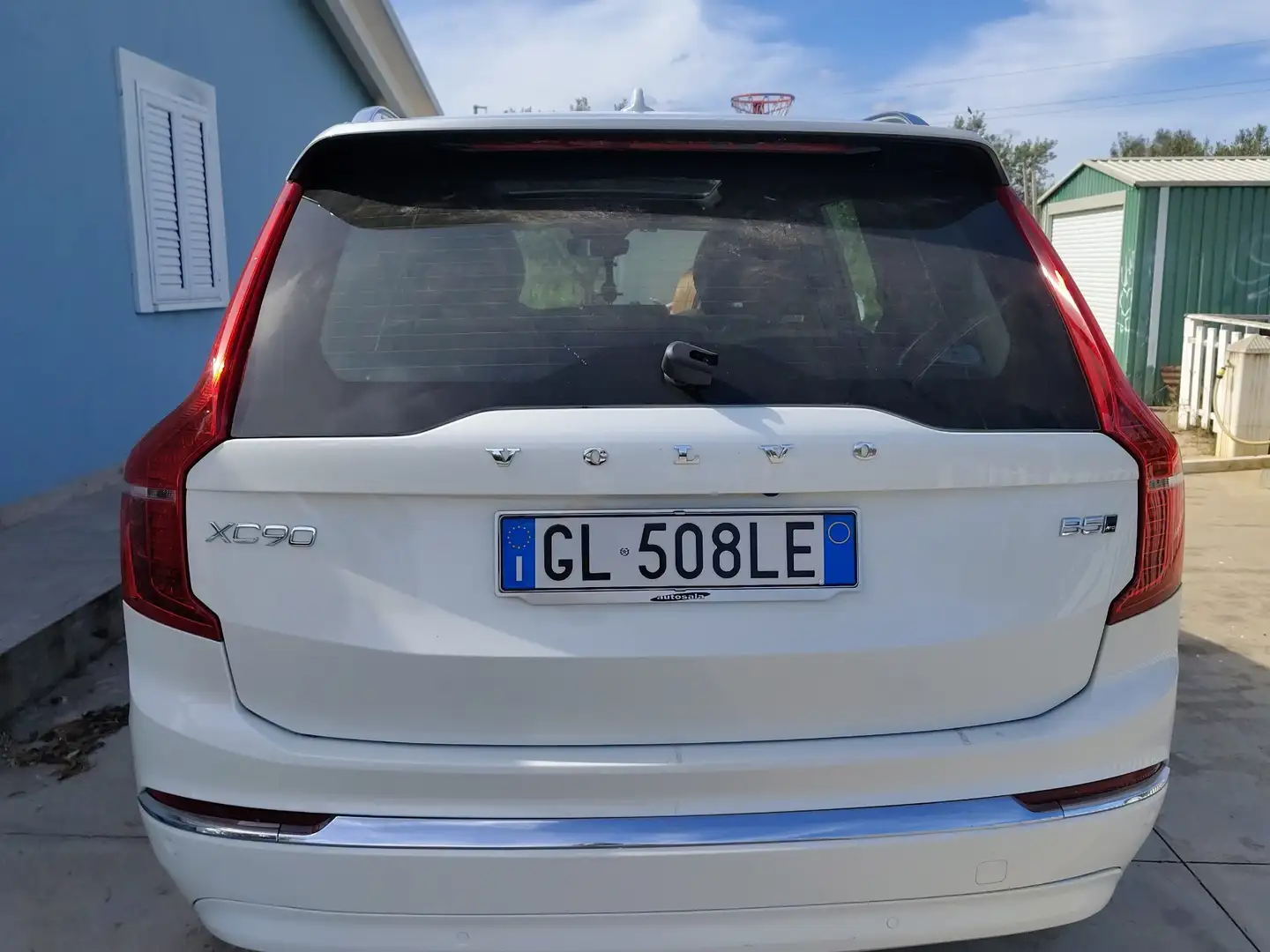 Volvo XC90 Bright 7 POSTI Bianco - 2