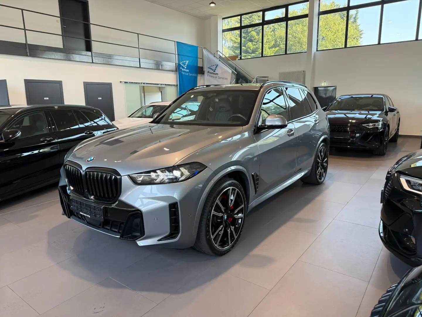 BMW X5 30 d xDrive M Sport AID/ACC/PANO/KEY/360°/AHK Gris - 1