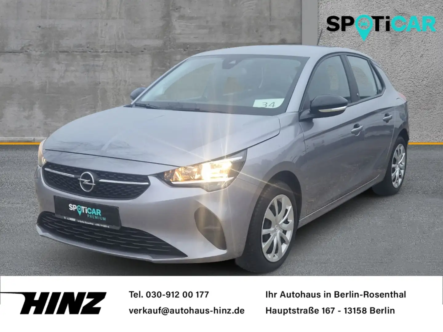 Opel Corsa-e F Edition,Kamera,SHZ,Allw.,Multimedia Grau - 1