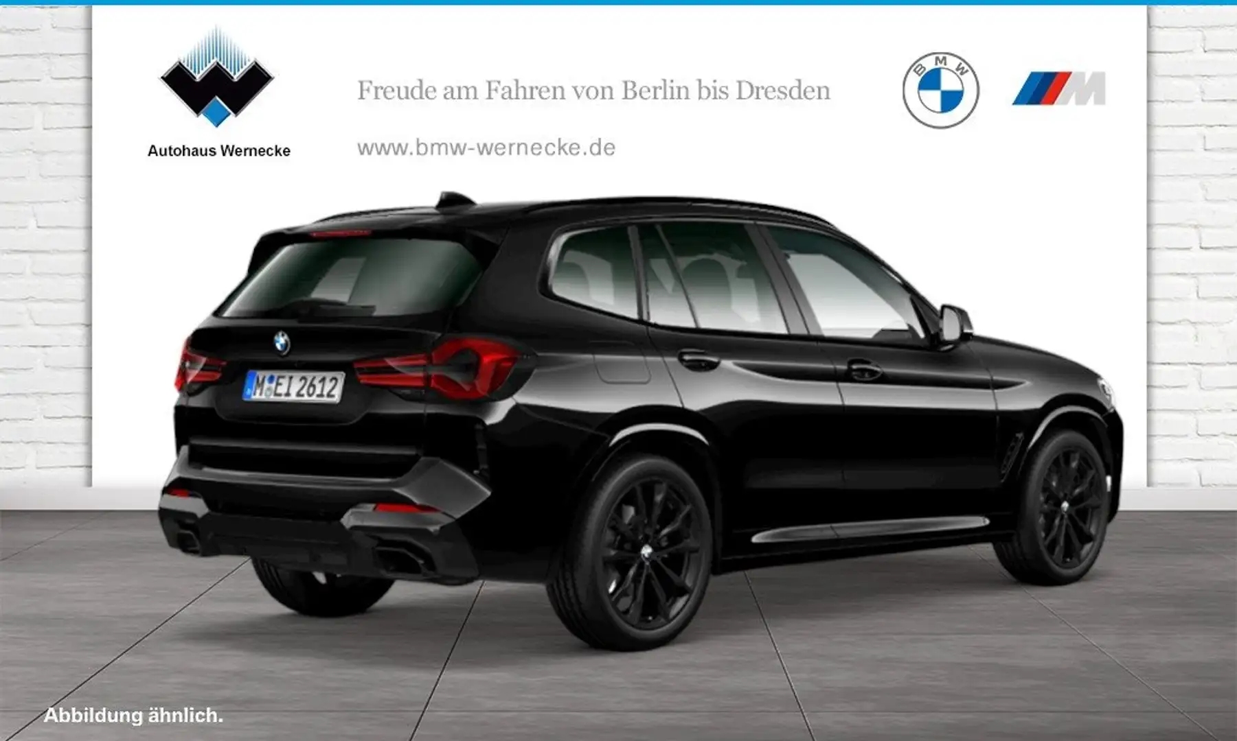 BMW X3 xDrive20d ZA M Sportpaket HiFi DAB LED WLAN Schwarz - 2