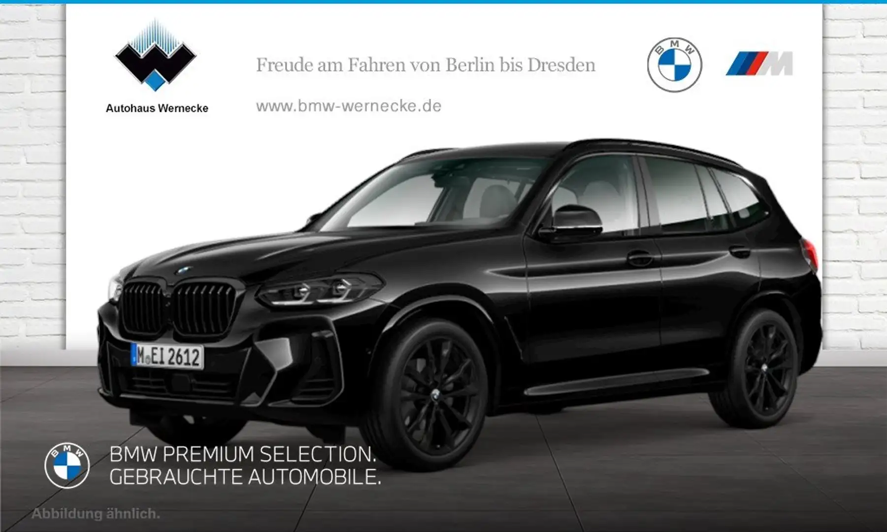 BMW X3 xDrive20d ZA M Sportpaket HiFi DAB LED WLAN Schwarz - 1