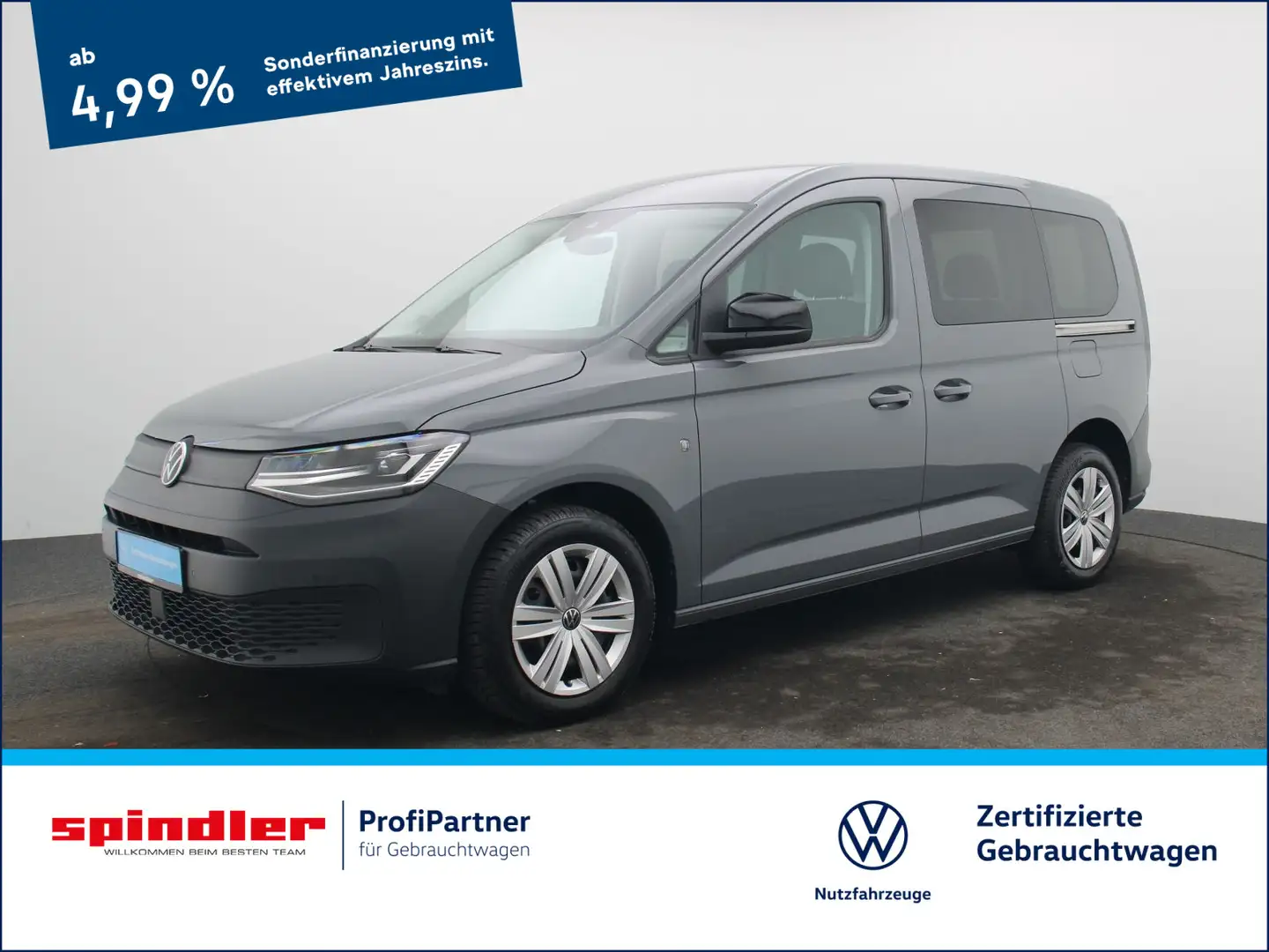 Volkswagen Caddy 2.0 TDI / AHK, ACC, LED Gris - 1