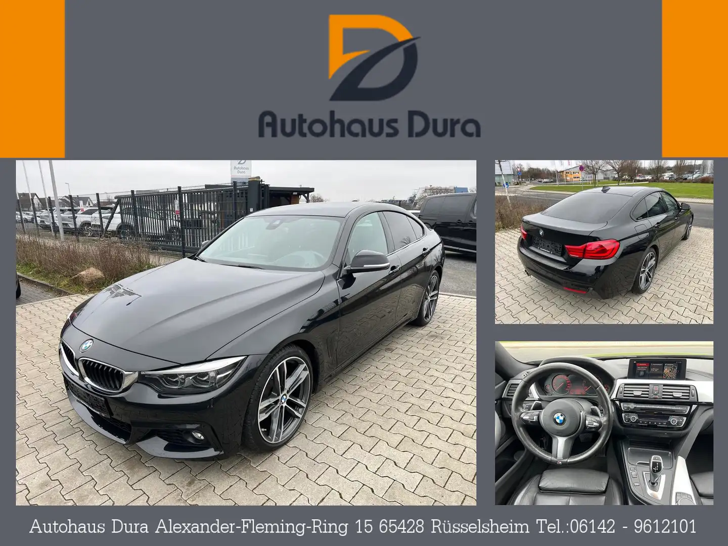 BMW 420 d M Sport Shadow Line Aut. Navi Schwarz - 1