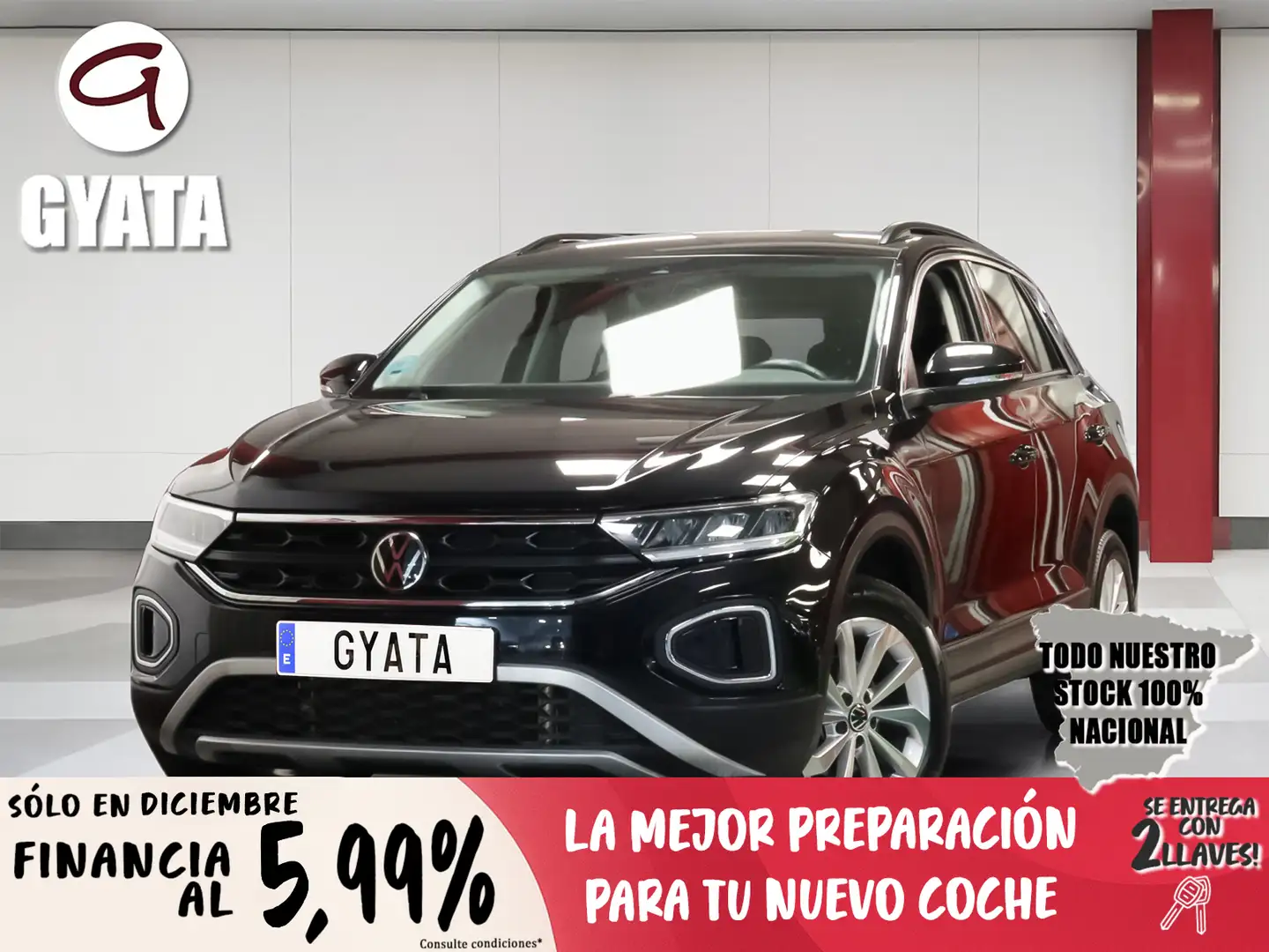 Volkswagen T-Roc 2.0TDI Life 85kW Zwart - 1