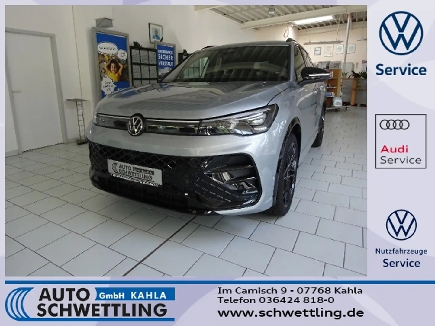 Volkswagen Tiguan 2.0 TDI DSG R-Line KLIMA LED NAVI ALU Argent - 1