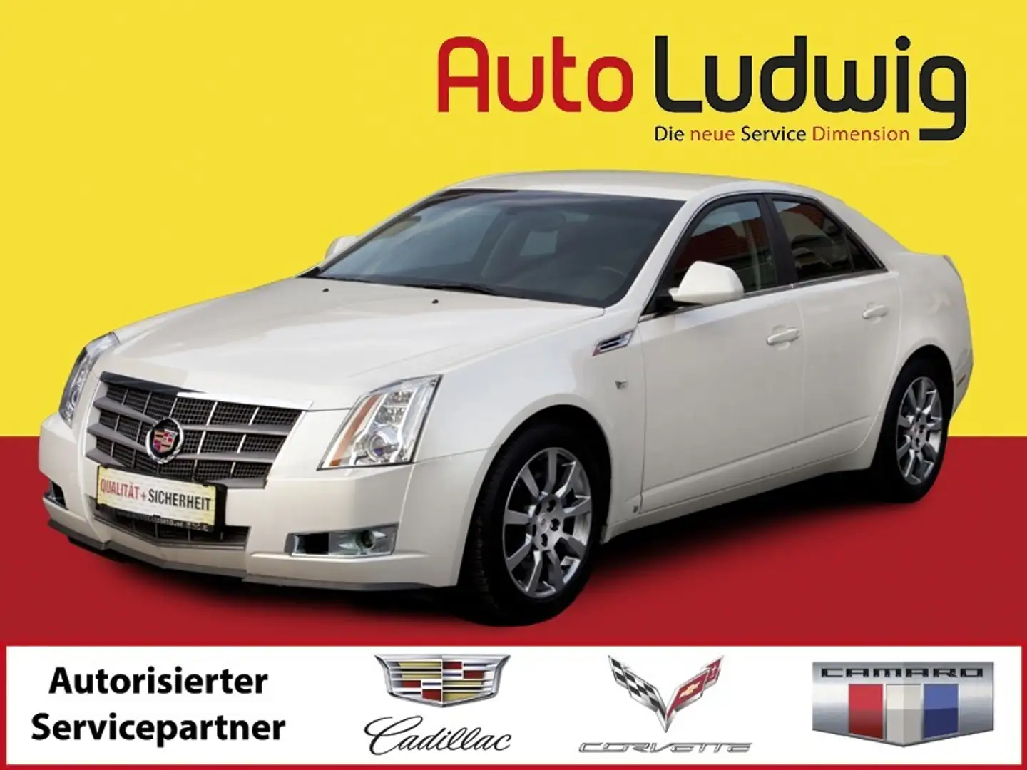 Cadillac CTS 2,8 V6 Elegance Aut. Weiß - 1