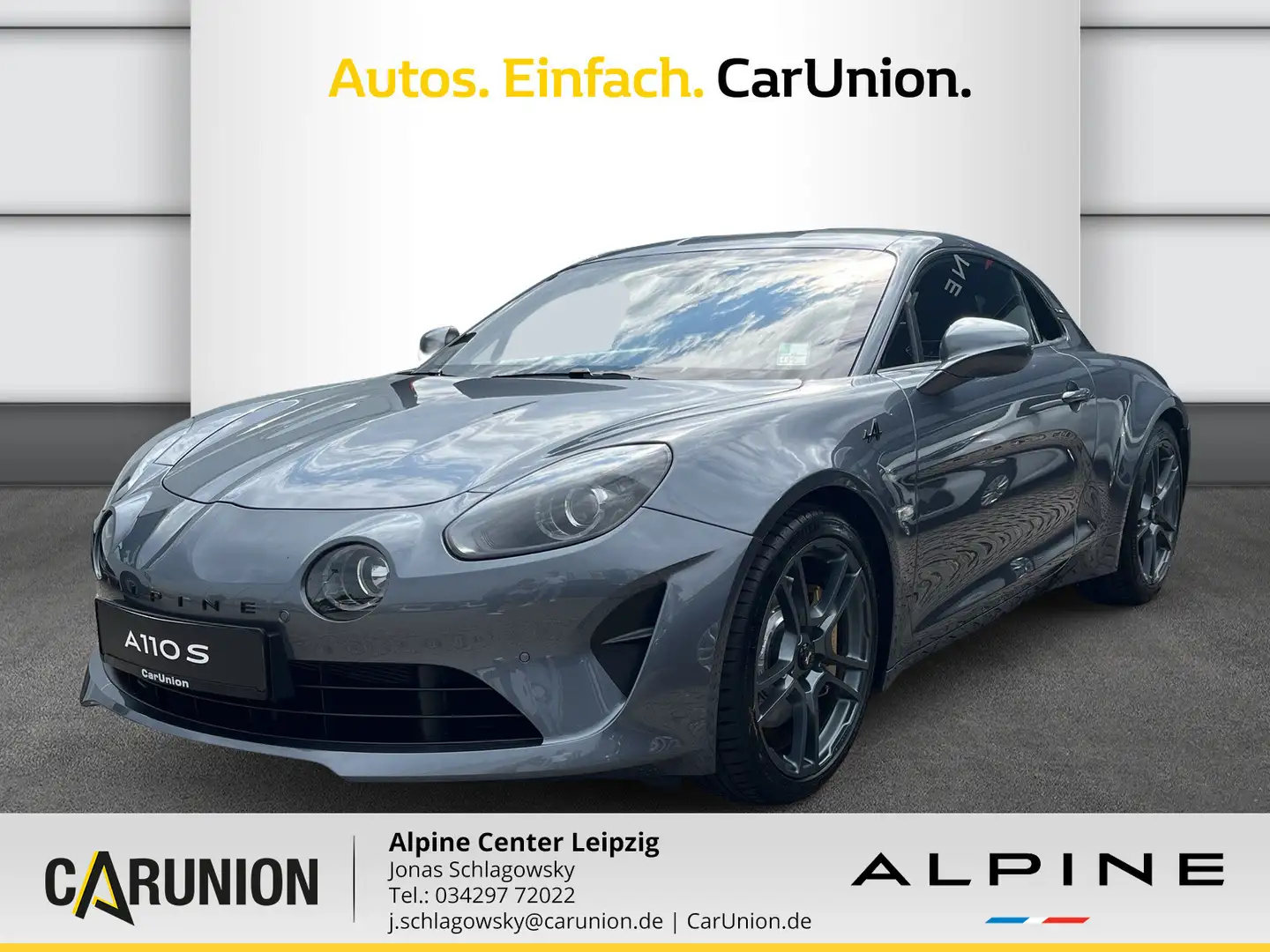 Alpine A110 GTS*Ablage-Paket* Focal- Premium*AlpineTele Gri - 1