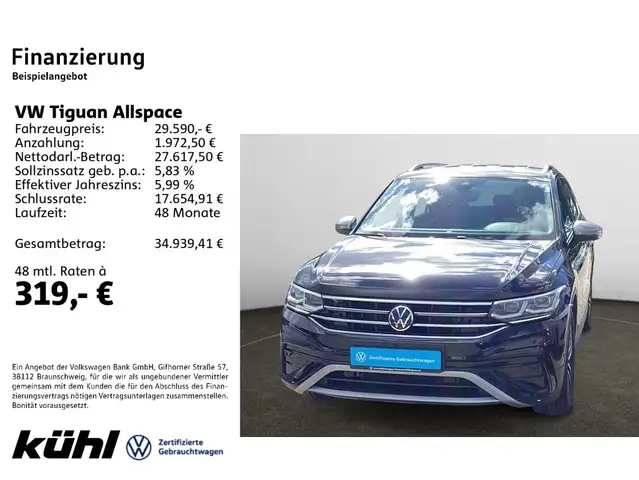 Volkswagen Tiguan Allspace 2.0 TDI DSG 4M Elegance Navi,LM1