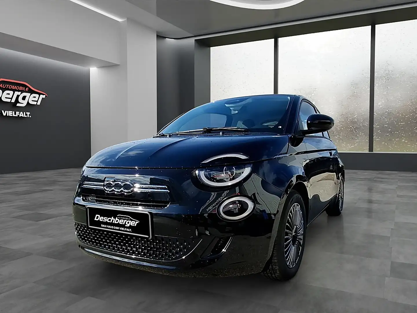 Fiat 500 Hatchback Hybrid Torino Schwarz - 1