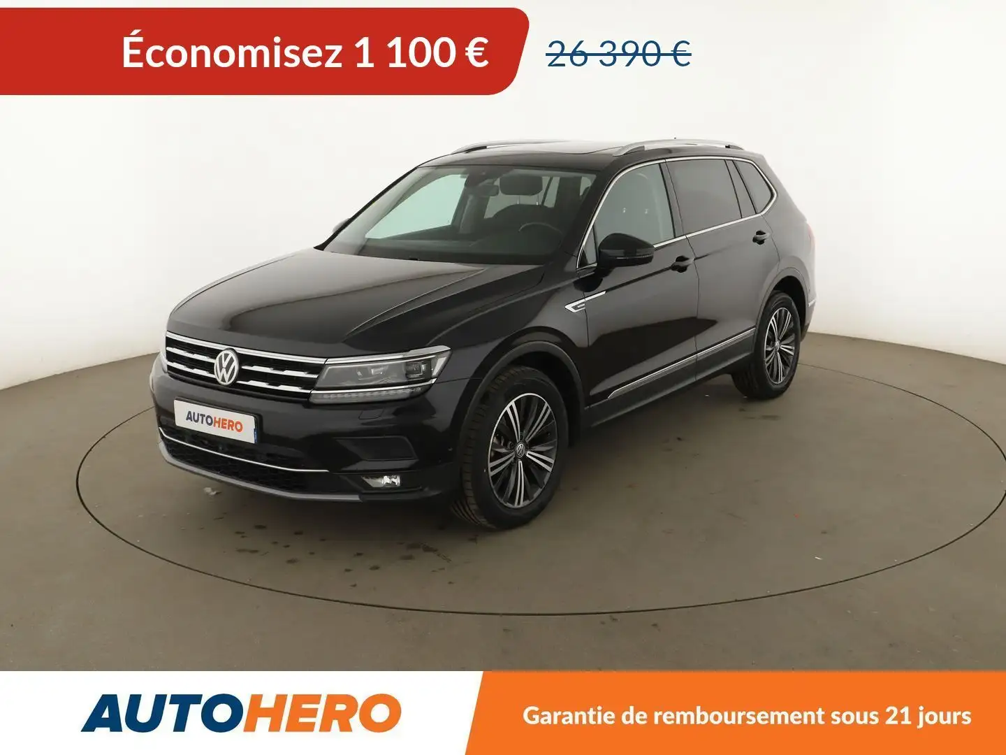 Volkswagen Tiguan Allspace 2.0 TDI 4Motion Carat DSG7 Noir - 1