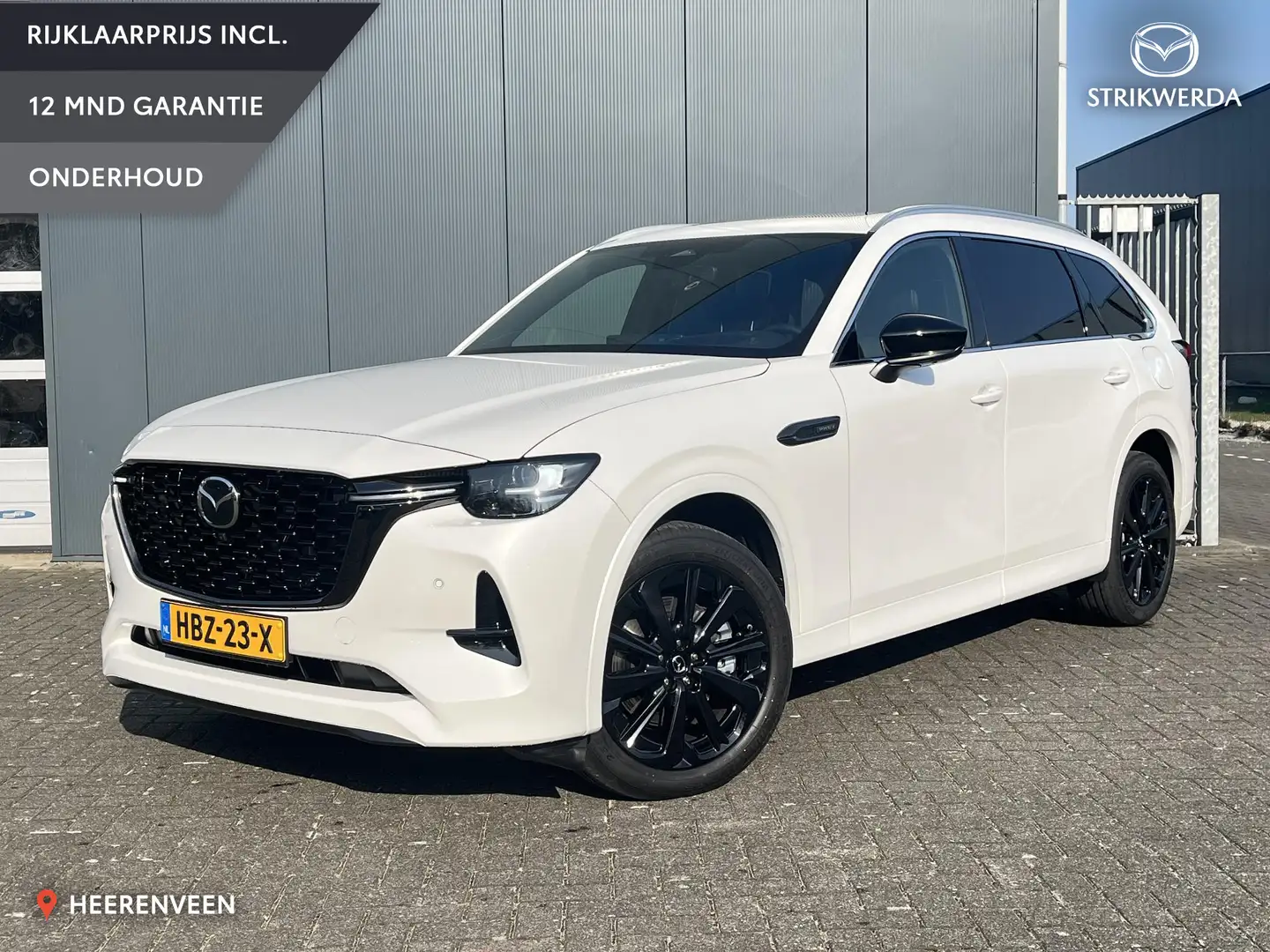 Mazda CX-80 2.5 e-SkyActiv PHEV Homura Plus | Demo | Sunroof | Blanc - 1
