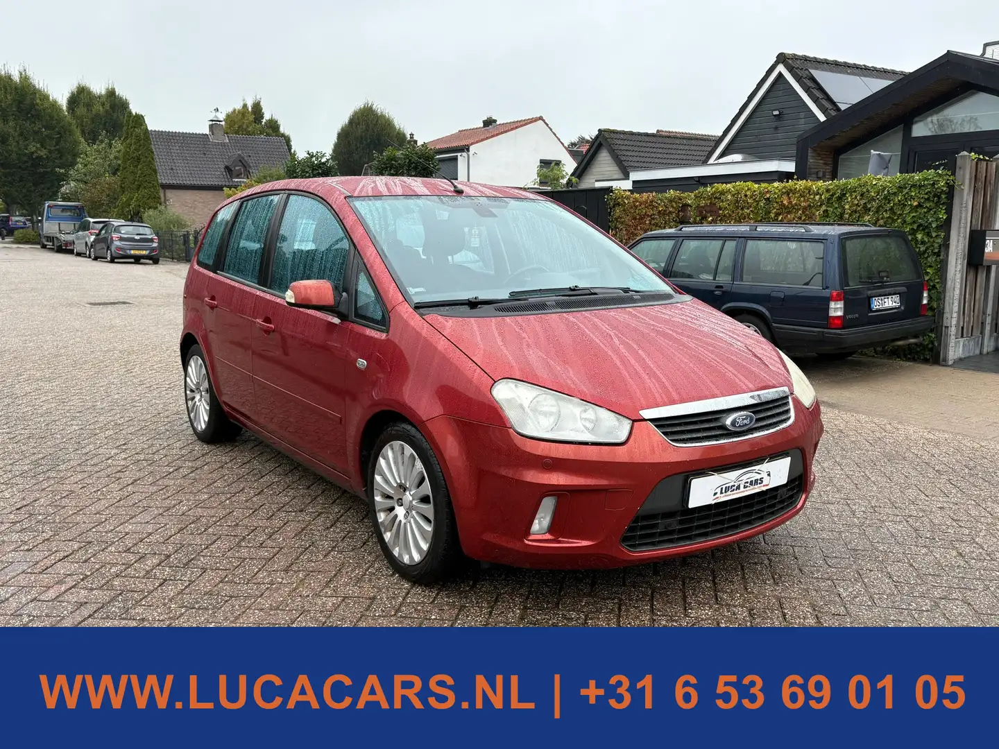 Ford C-Max 2.0-16V Titanium TREKHAAK + NIEUWE APK! Rood - 2