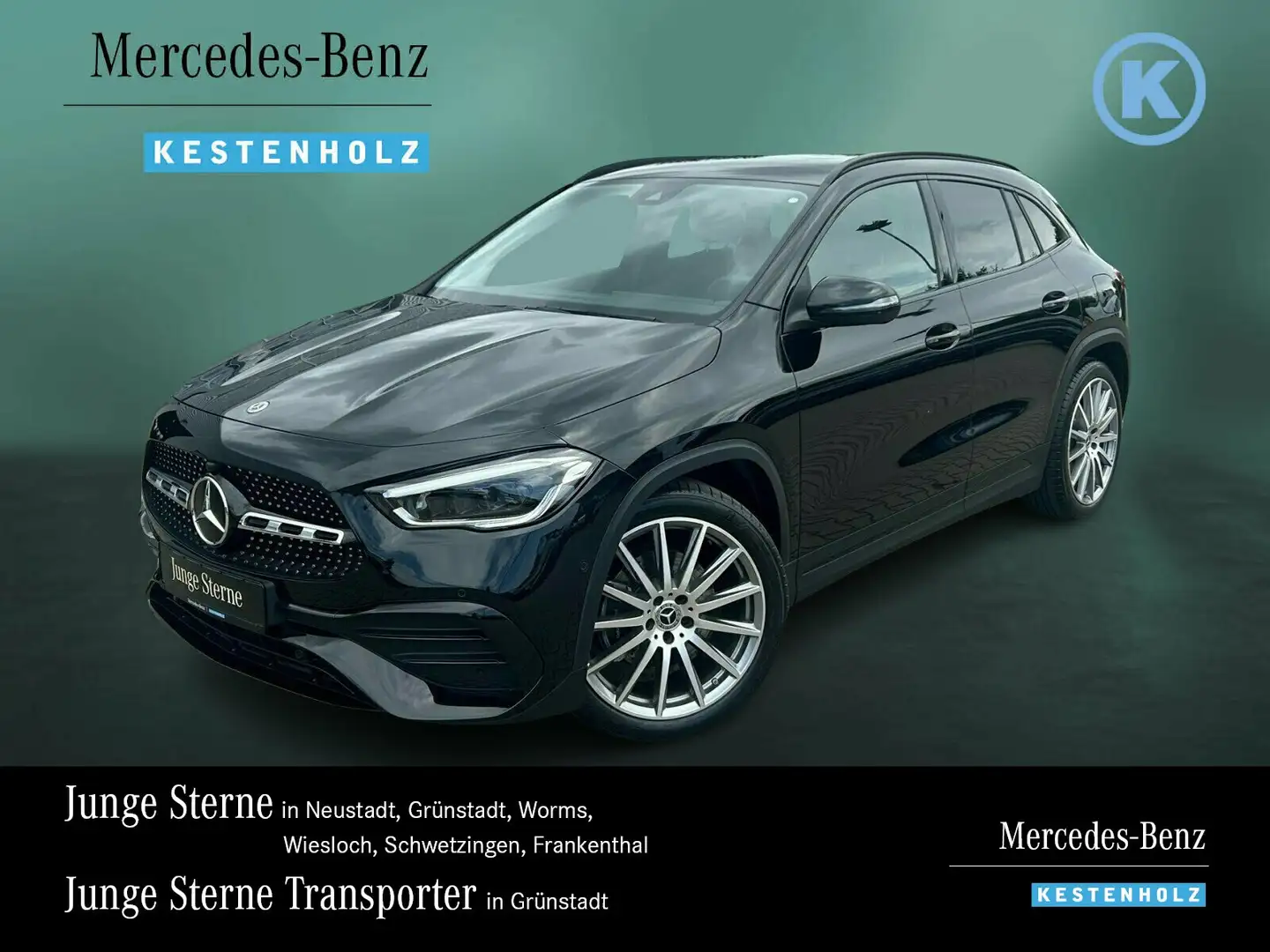 Mercedes-Benz GLA 220 GLA 220d 4M AMG+NIGHT+20"+AHK+MLED+KAM+AMBI+EASY Schwarz - 1