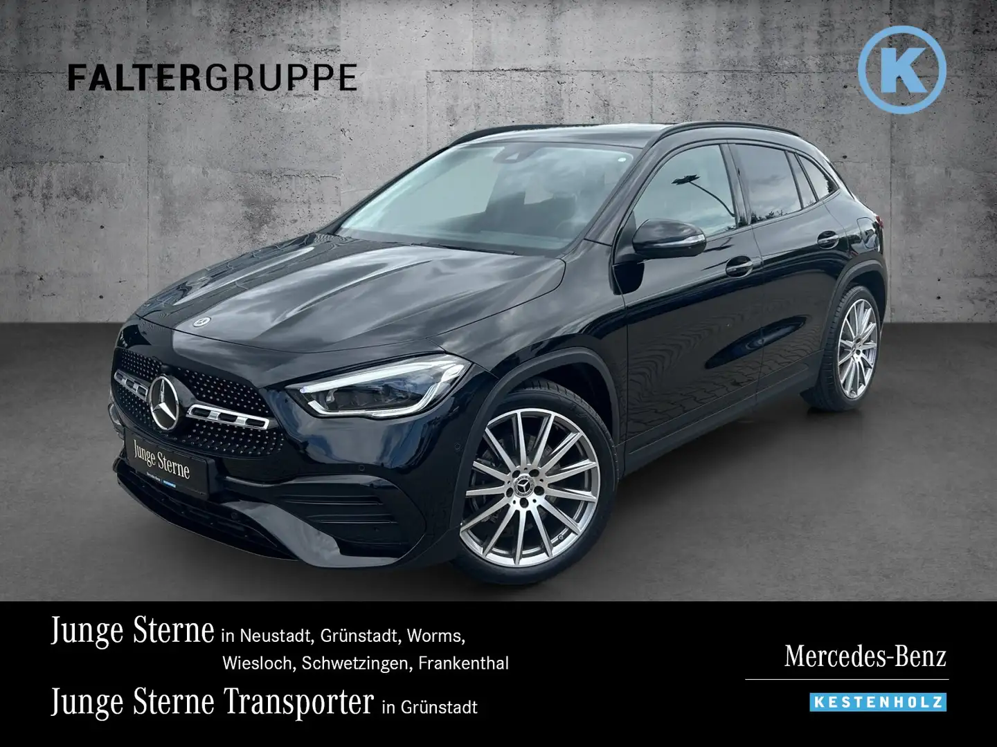Mercedes-Benz GLA 220 GLA 220d 4M AMG+NIGHT+KAM+AHK+EASYP+MLED+MULTI-K Schwarz - 1