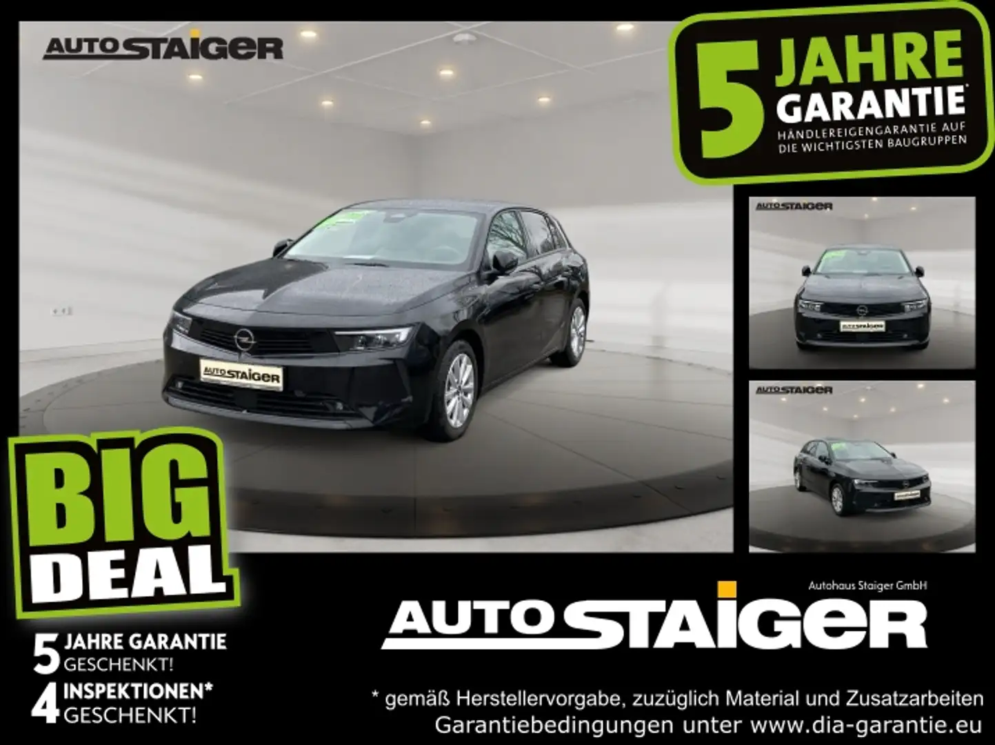 Opel Astra L 1.2 Turbo Elegance SpurH KAMERA Navi Negro - 1