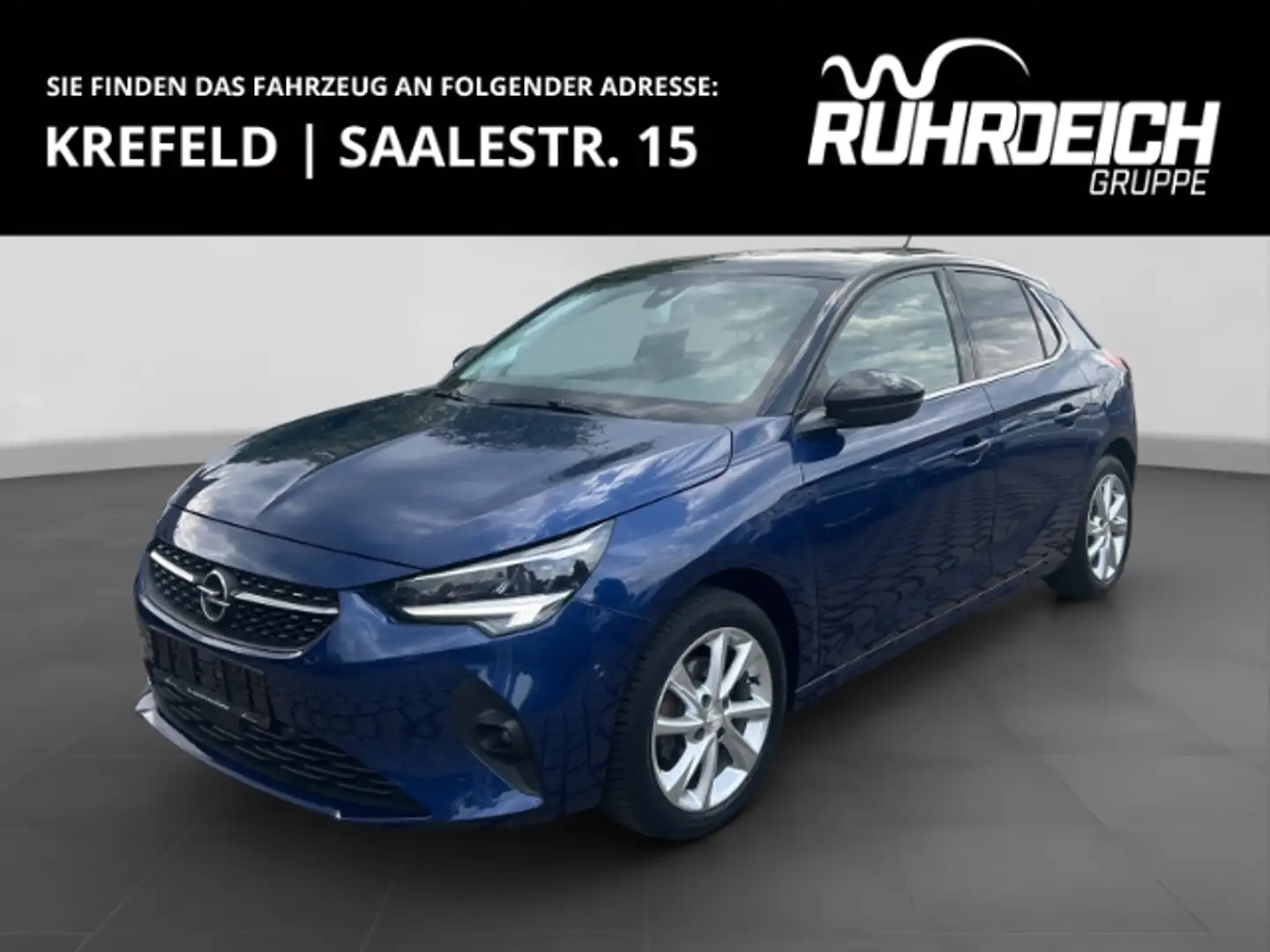 Opel Corsa F Elegance Carplay Allwetter PDC hi. vo. CAM Bleu - 1