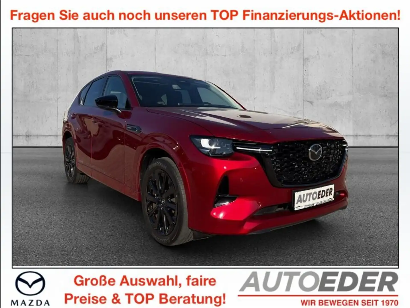 Mazda CX-60 2.5L e-SKYACTIV PHEV AWD HOMURA CON/DRI/COM/PAN... Rot - 1