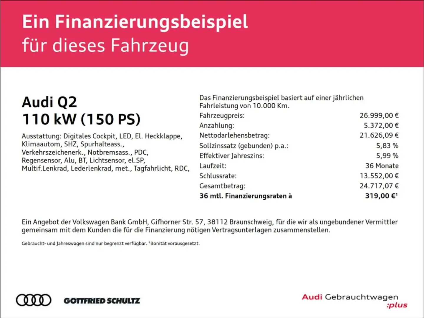 Audi Q2 35 TFSI virtual LED Sitzheizung Einparkhilfe Grau - 2