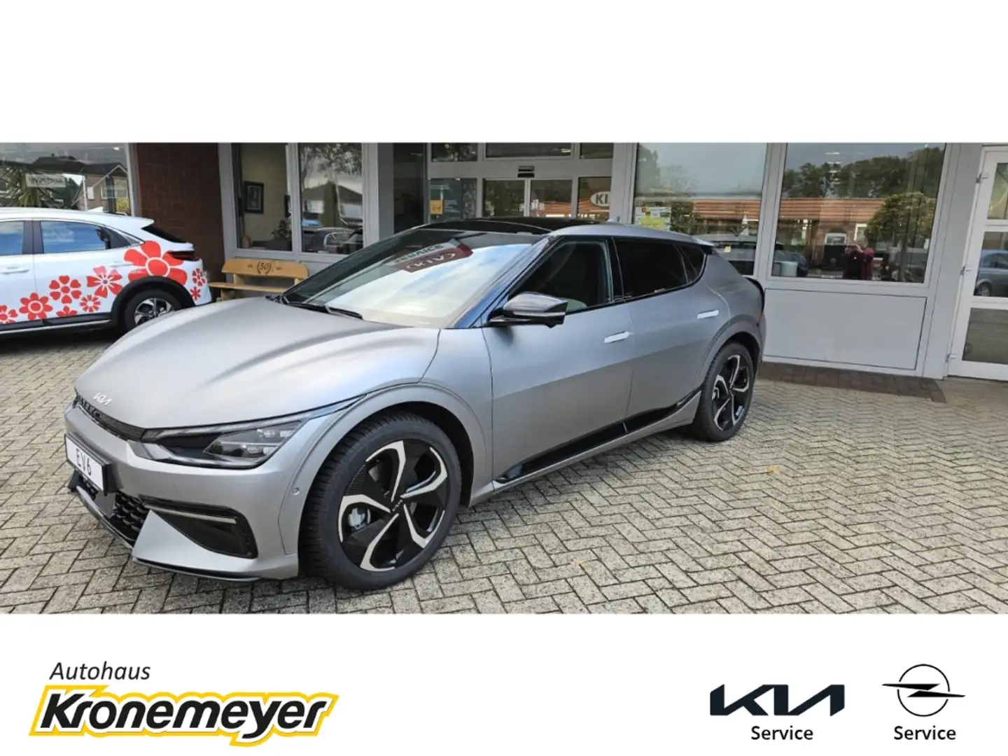 Kia EV6 77,4-kWh AWD GT-line Wärmepumpe Assist+ Soun HUD S Серебристый - 2