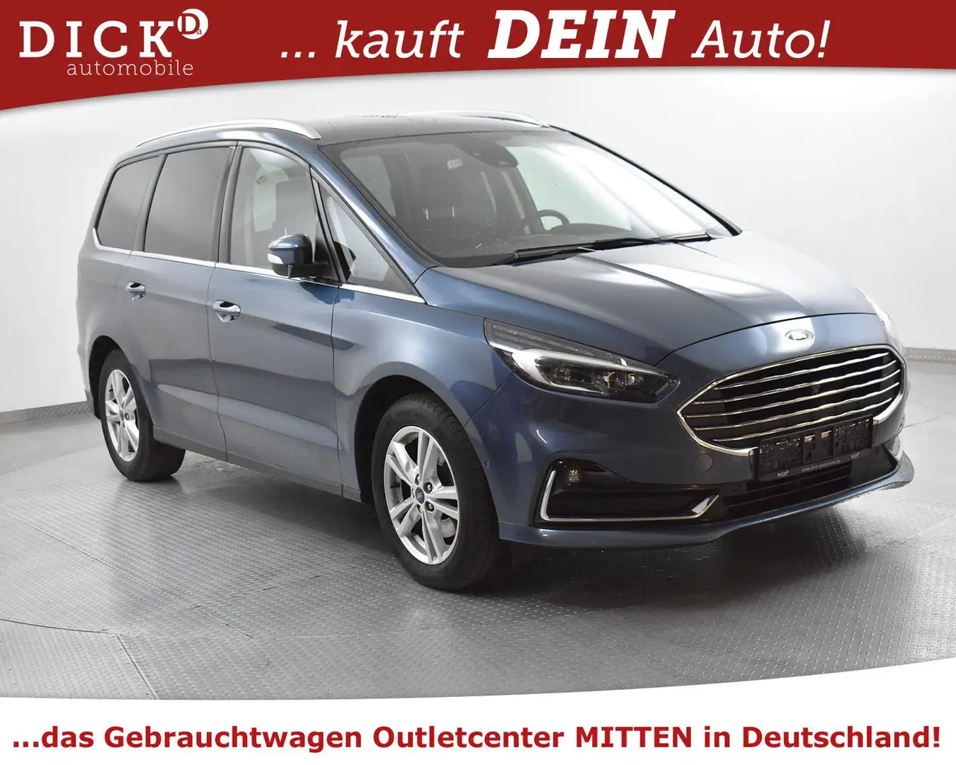 Ford Galaxy 2.0d Aut Titan NAVI+KAMER+LED+AHK+ACC+SHZ Azul - 1