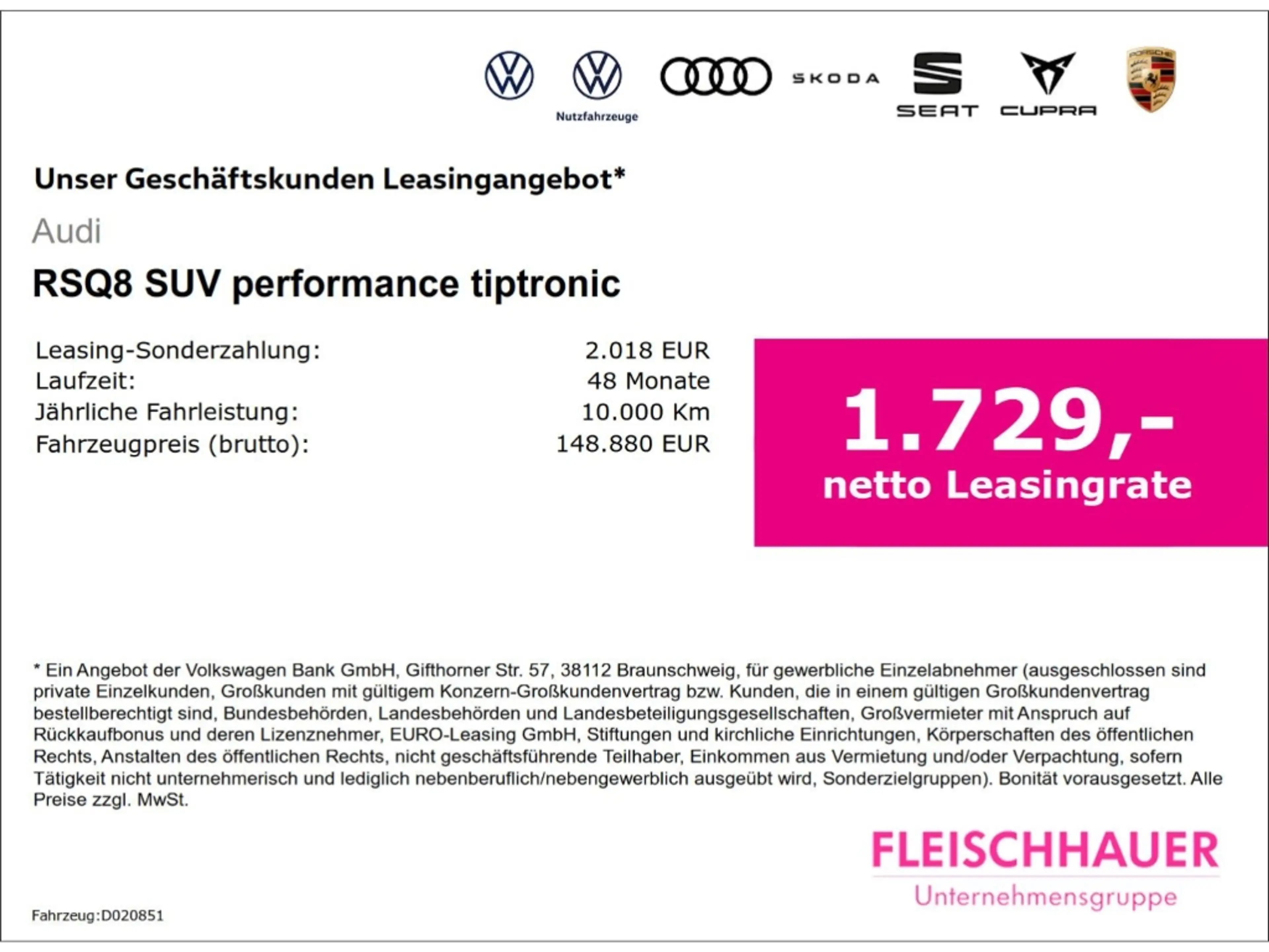 Audi RS Q8 SUV performance tiptronic — photo 3