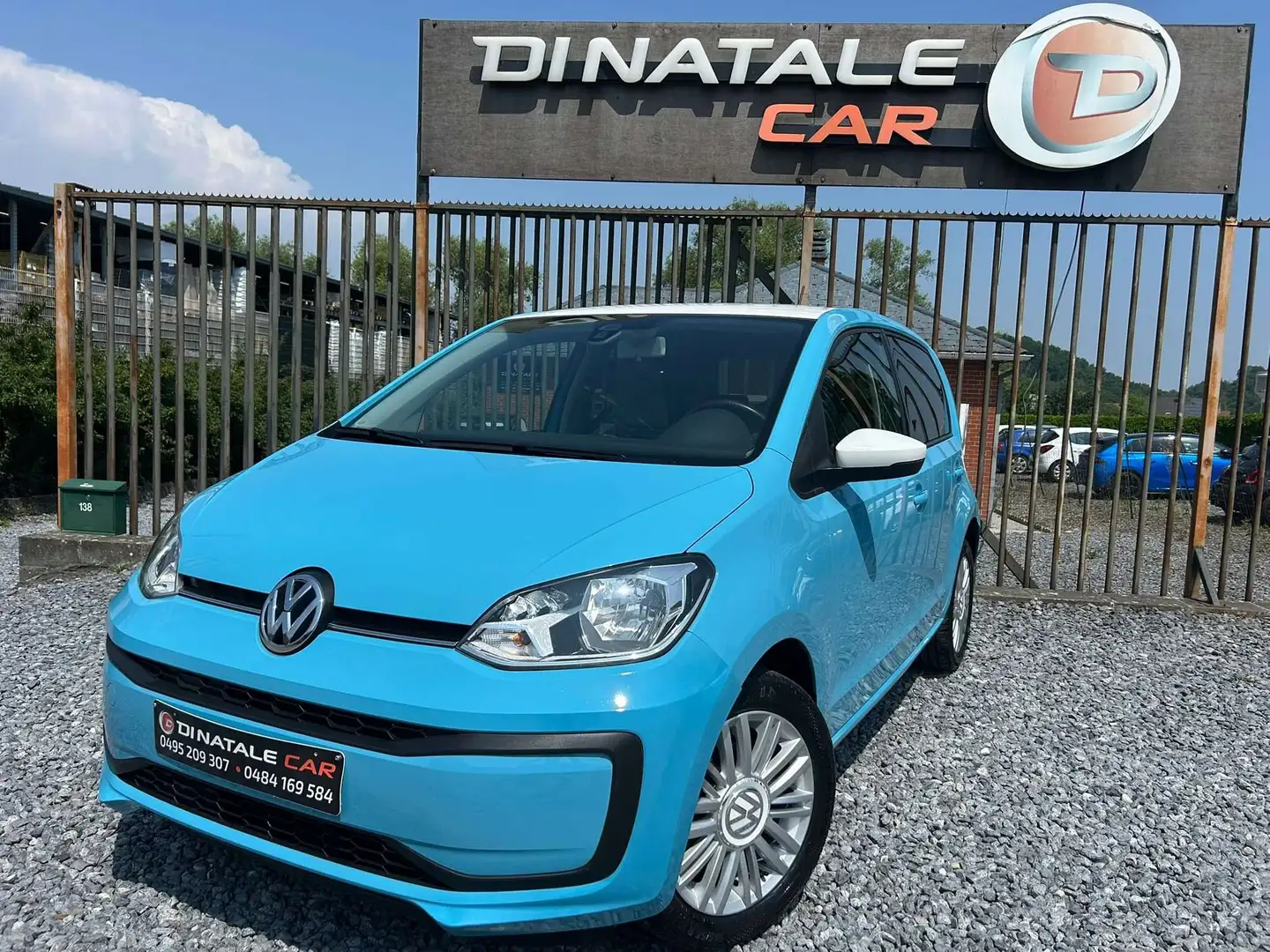 Volkswagen up! 1.0i High - Boite Auto - Faible Km - GPS upapp Bleu - 1