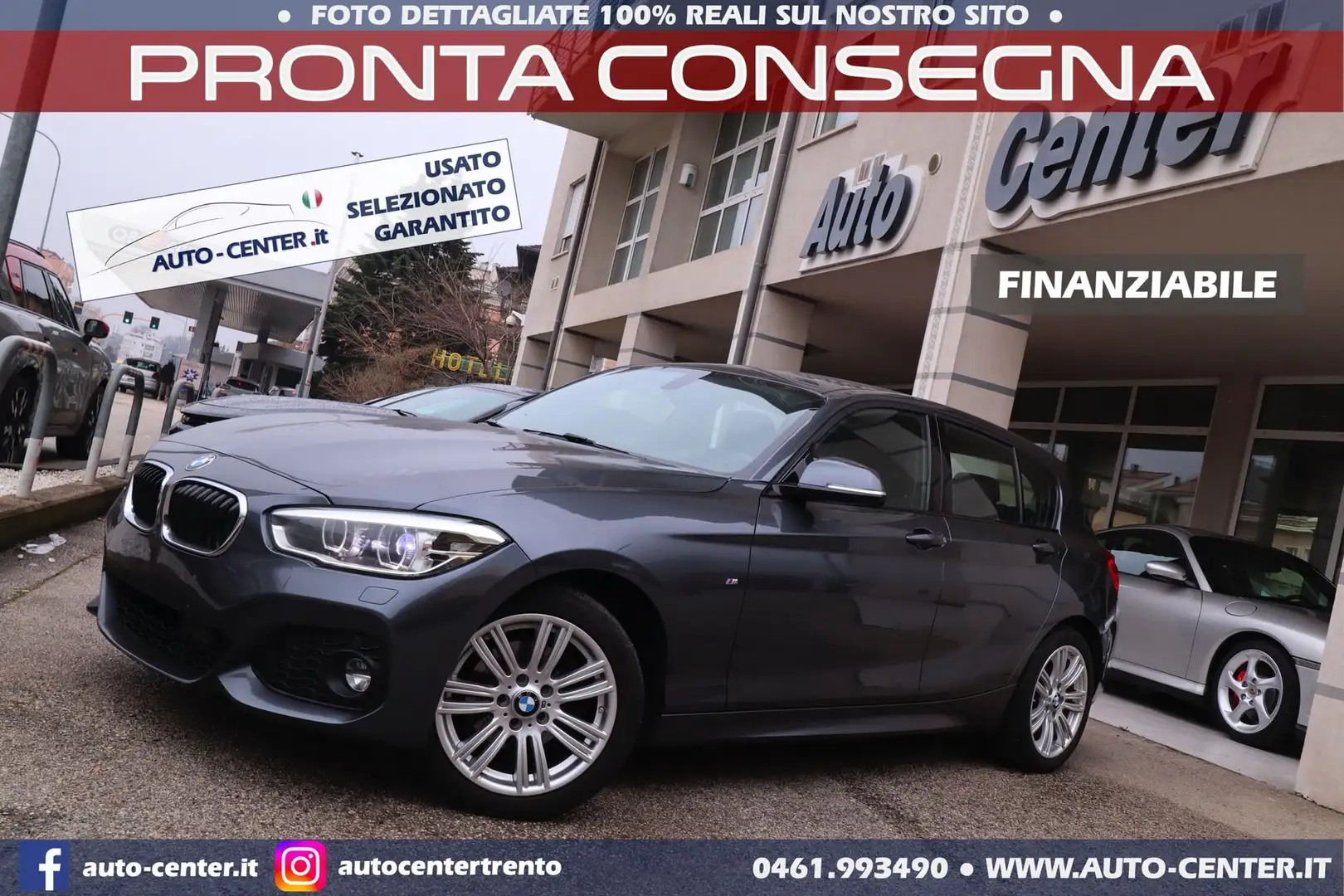 BMW 118 118d xDrive 5p Msport M-sport Grigio - 1