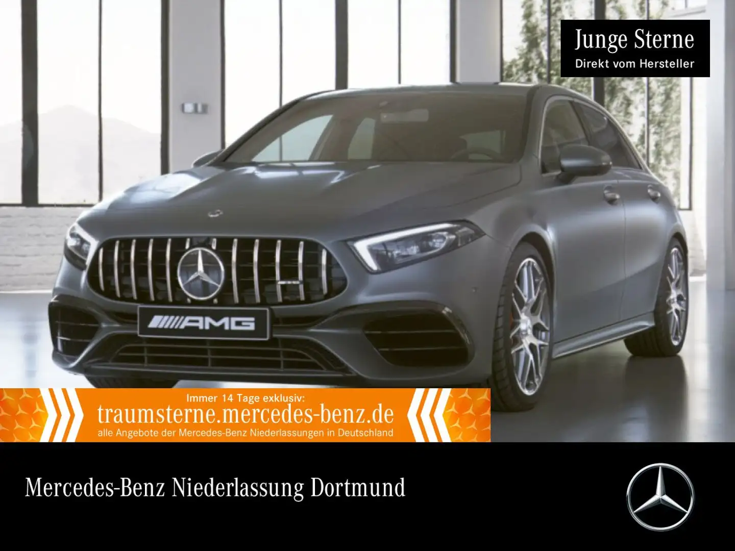 Mercedes-Benz A 45 AMG A 45 S 4M Kompakt DRIVERS+360°+MULTIBEAM+HUD+TOTW Grau - 1