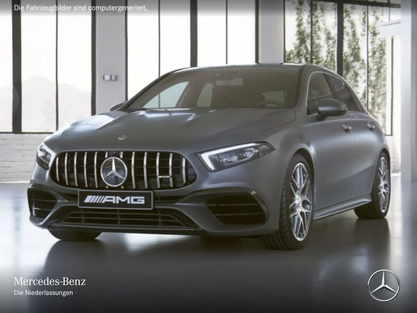 Mercedes-Benz A 45 AMG A 45 S 4M Kompakt DRIVERS+360°+MULTIBEAM+HUD+TOTW Grau - 2