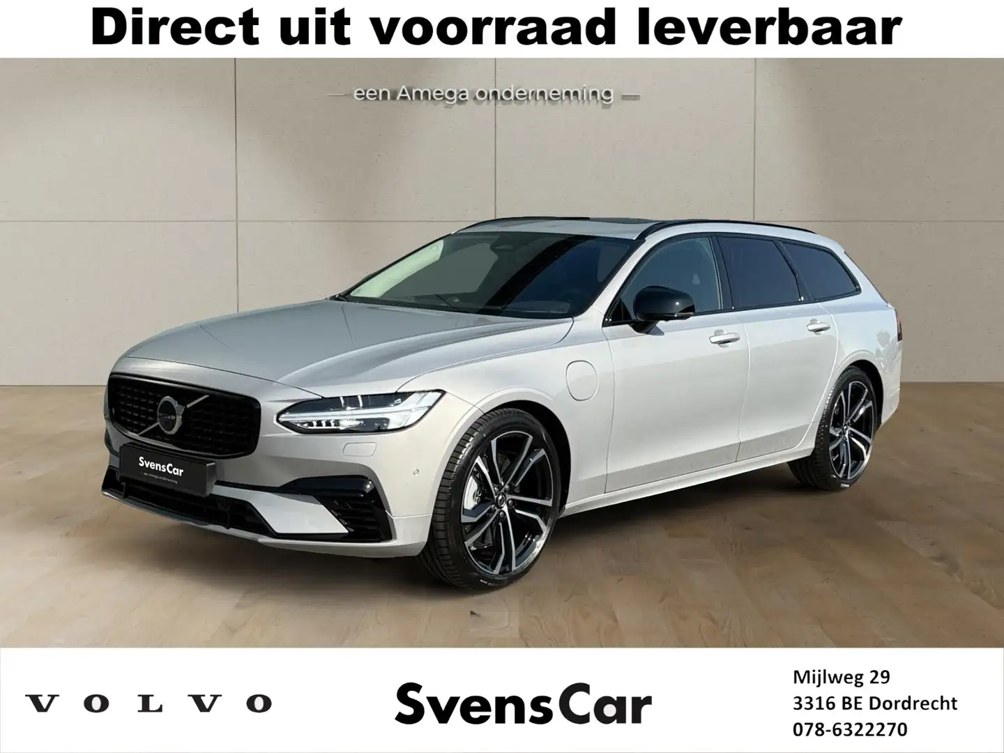 Volvo V90 2.0 T8 Plug-in hybrid AWD Ultra Executive Edition Argent - 1