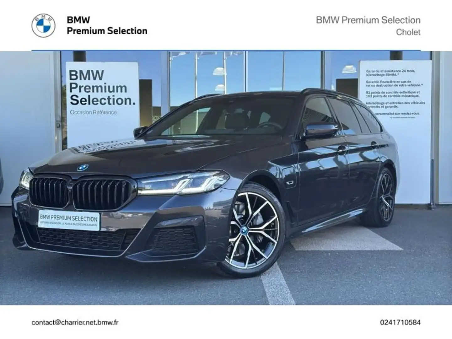 BMW 530 530eA xDrive 292ch M Sport Steptronic 10cv Gris - 1