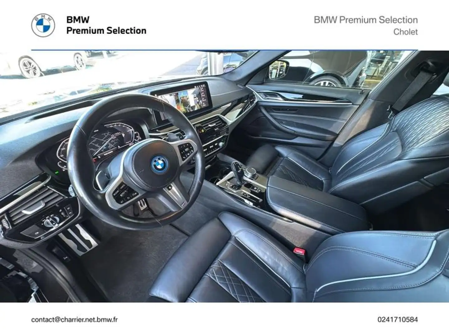 BMW 530 530eA xDrive 292ch M Sport Steptronic 10cv Gris - 2