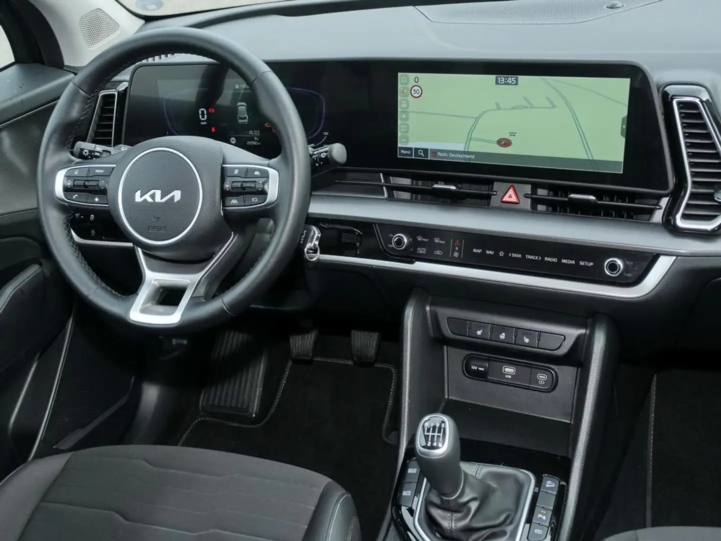 Kia Sportage Vision Komfort-P/Navi/Teilleder/SHZ/LED Negro - 2