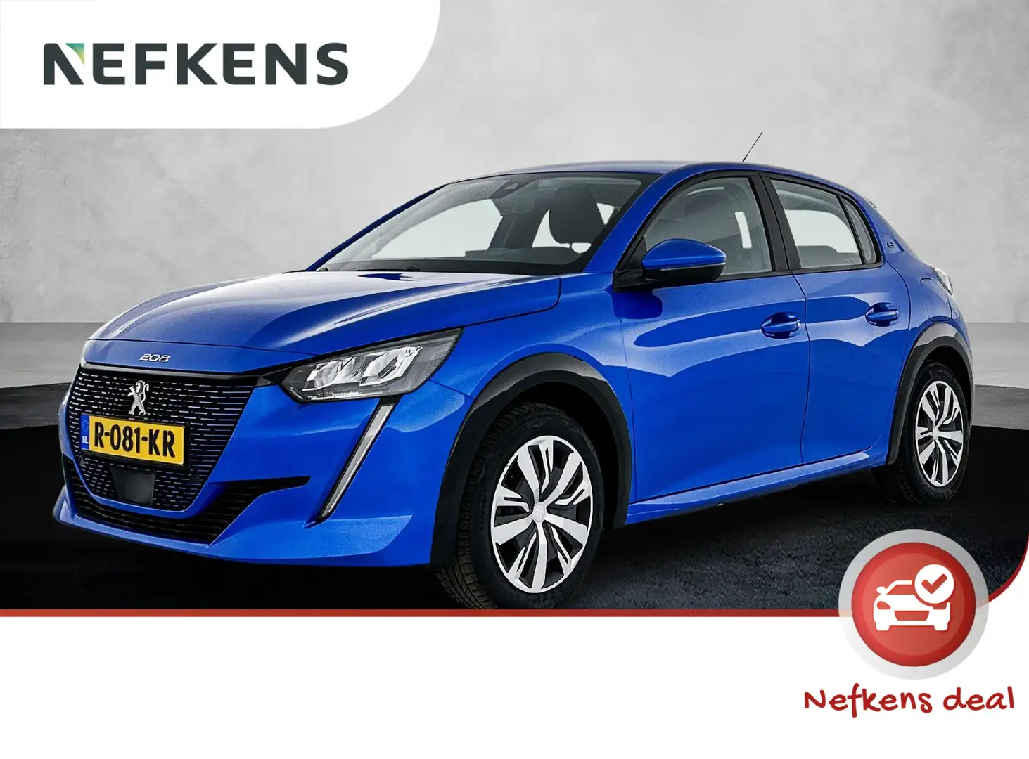 Peugeot e-208 EV Active 50 kWh 136pk | Navigatie via Apple Carpl Blauw - 1