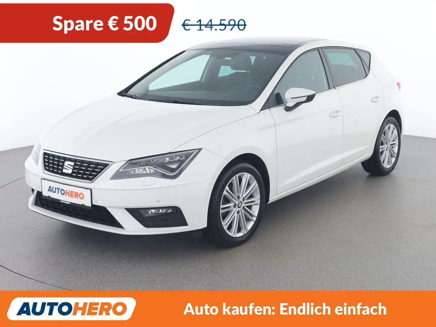 SEAT Leon 1.6 TDI Xcellence Weiß - 1