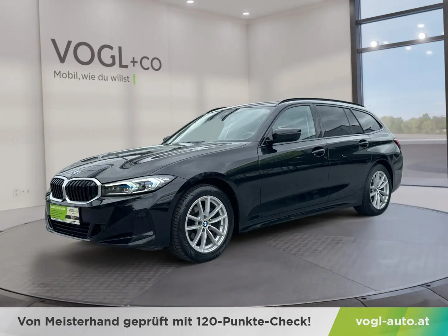 BMW 318 i Touring Automatik Zwart - 1
