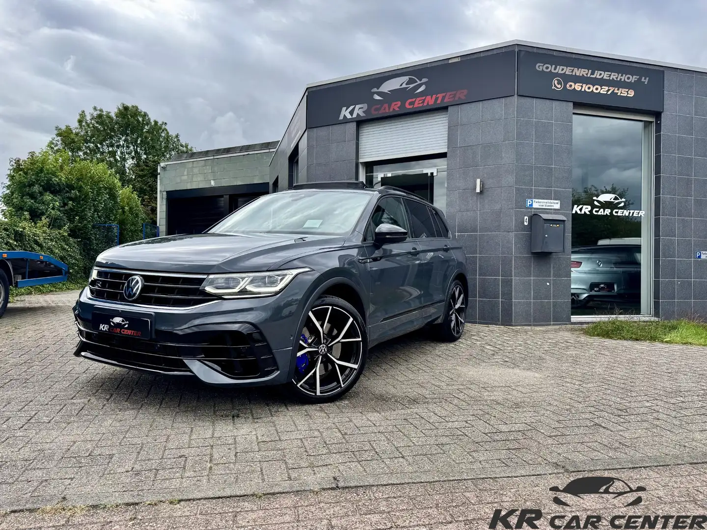 Volkswagen Tiguan 2.0 TSI R 75 Edition 4Motion PANO-H&K-AKRA-HUD Grijs - 1