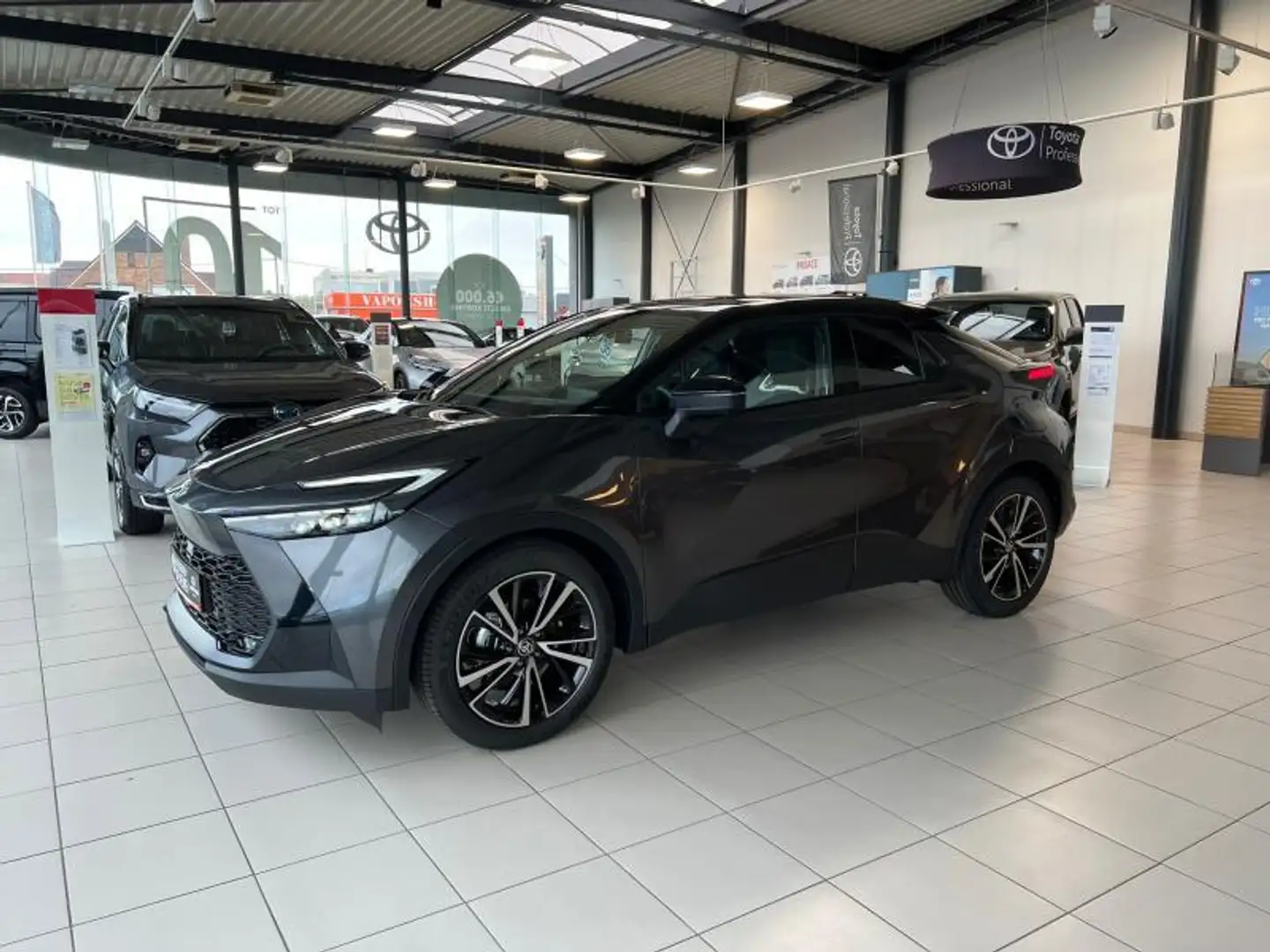 Toyota C-HR 1.8 Hyb Premium + Luxury pack Grau - 2