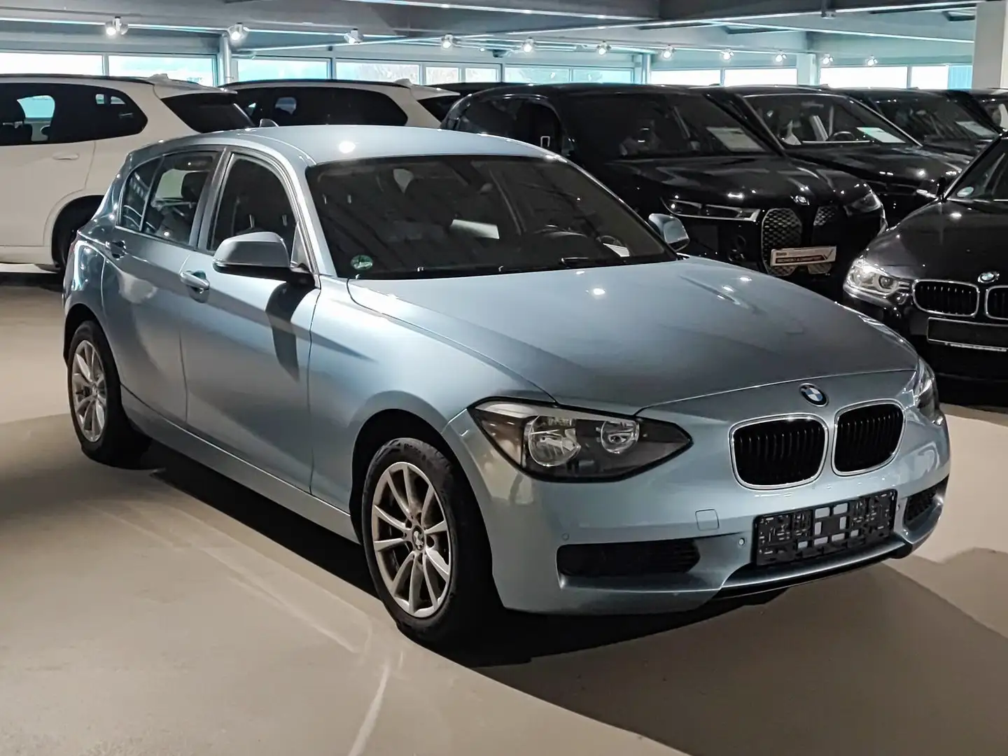 BMW 118 i Automatik 170ps E6 NAVI KlimAut 2PDC St/Stop ALU Blu/Azzurro - 2