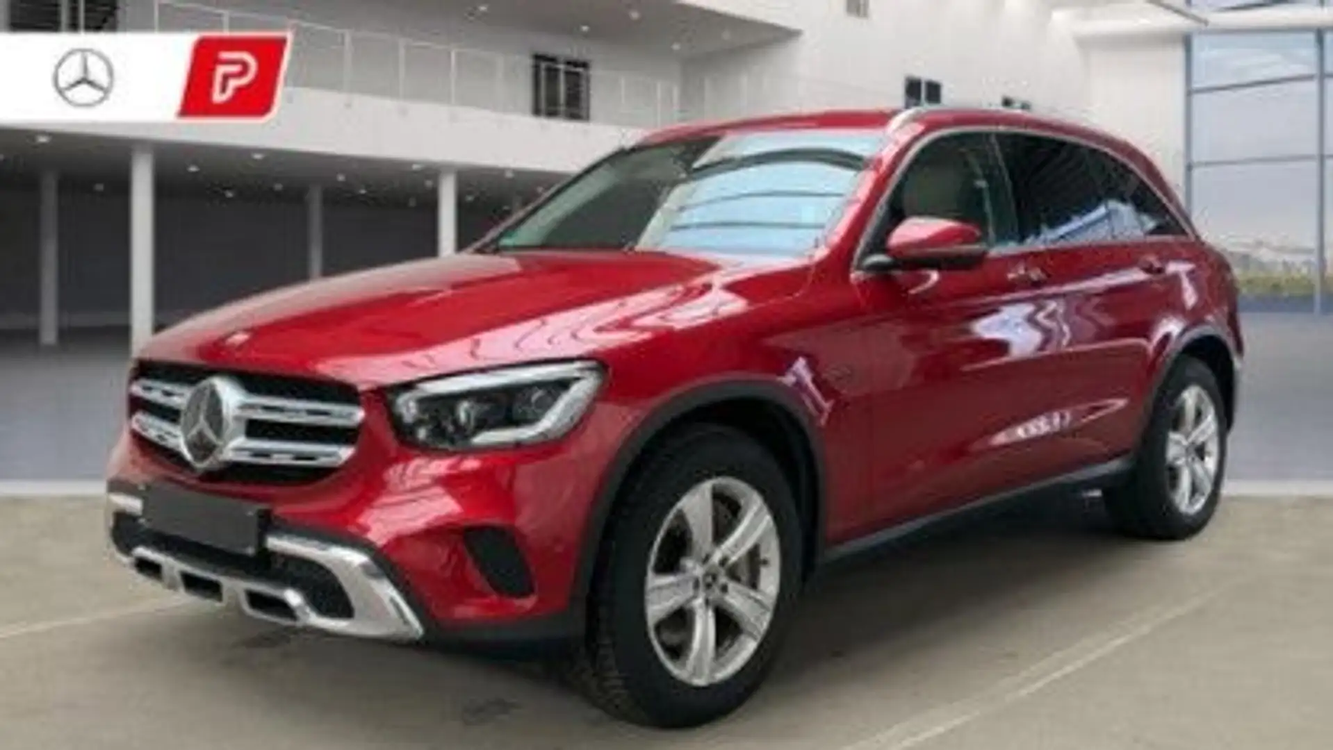 Mercedes-Benz GLC 300 e Virtual*HUD*Mubeam*360*Luftfeder*Leder Rood - 1