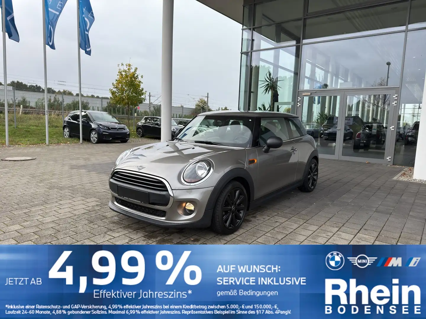 MINI One 3-Türer 17 Klima PDC hi. Sitzheizung Silber - 1